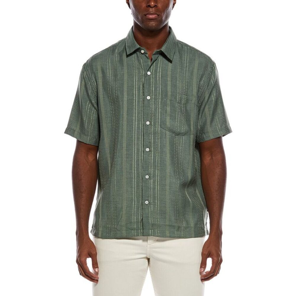 Civil Society Mens  Bataraza Relaxed Fit Jacquard Shirt